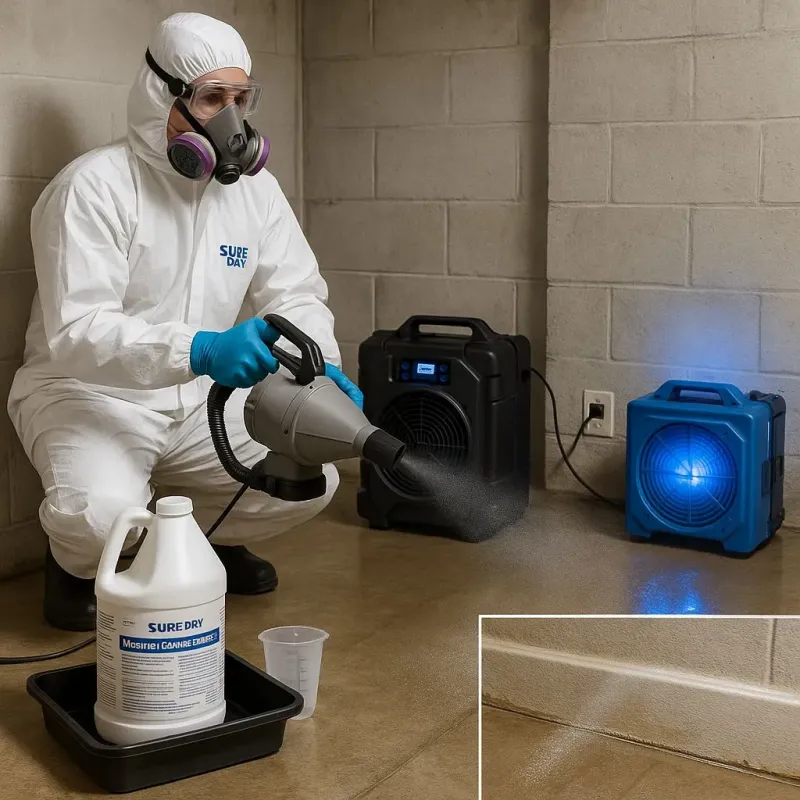 Sanitization and Odor Removal process in Gambrills, MD